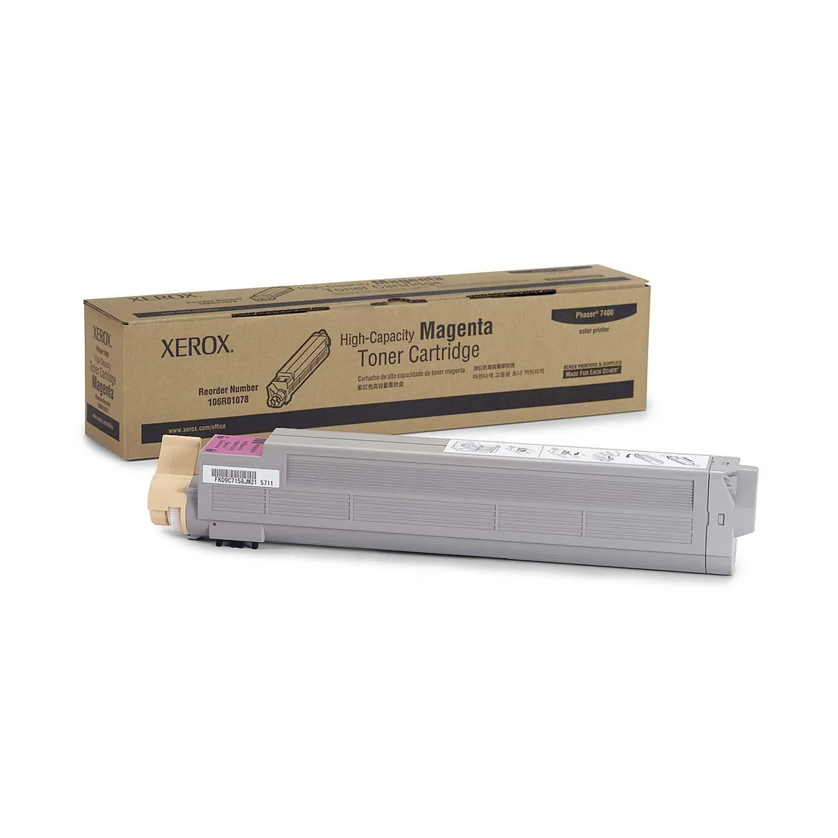 XEROX Xerox 106R01078 High Yield Toner Cartridge Magenta 18000 Pages — product photo