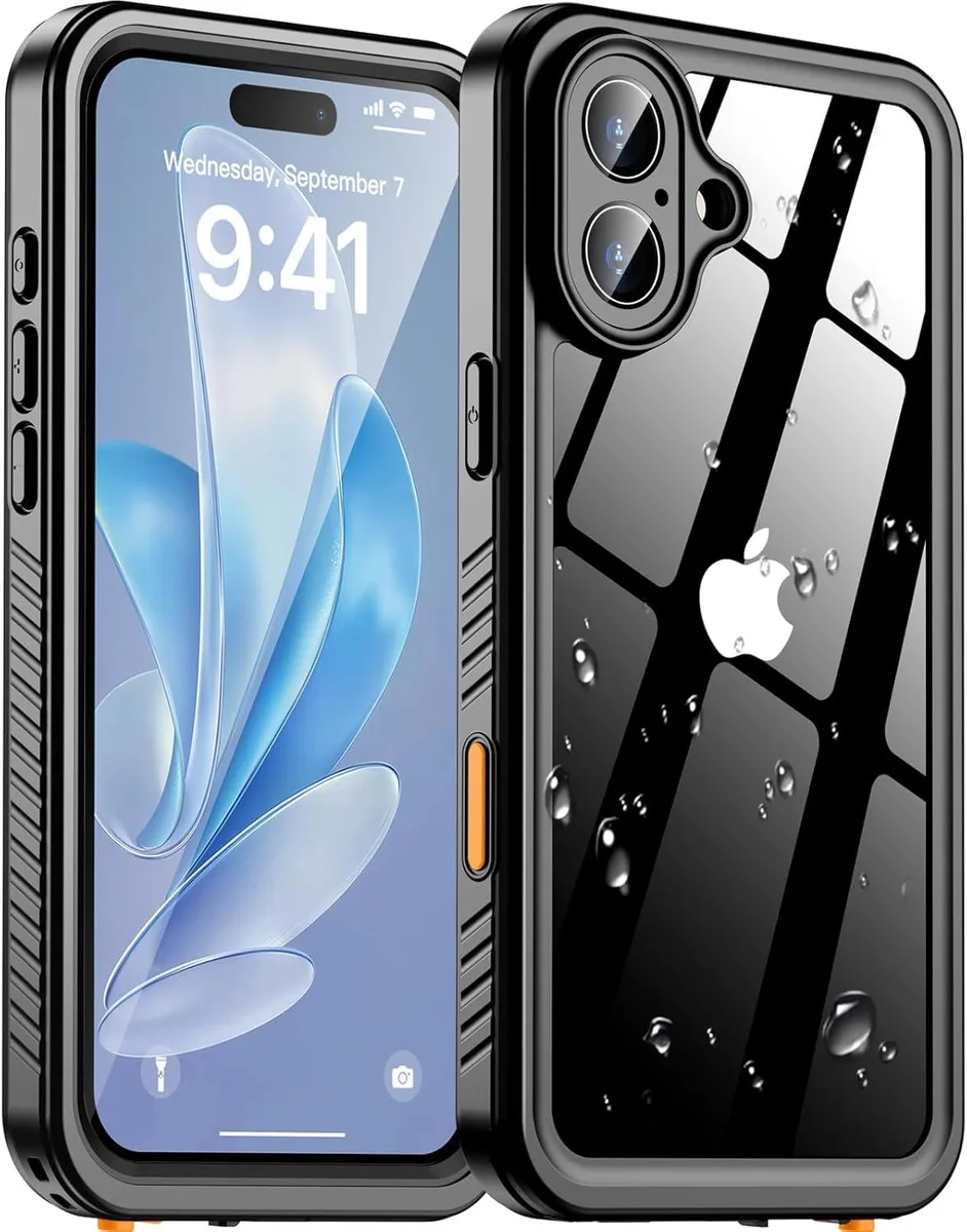BONAEVER BONAEVER iPhone 16 Plus Case Waterproof Black — product photo