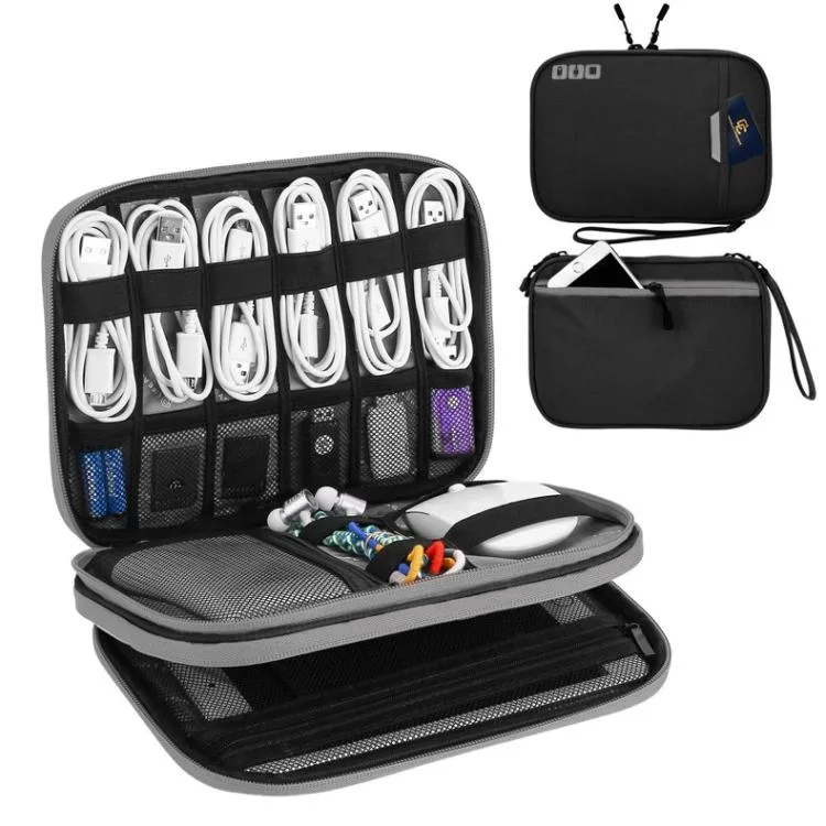 allentian allentian Multi-functional Storage Bag 25 x 18 cm Black — product photo