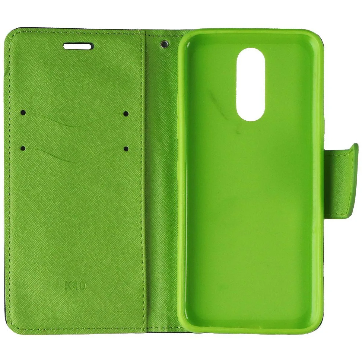 Mybat Mybat MyJacket Wallet Crossgrain Case for LG K40 Blue Green Leather — product photo