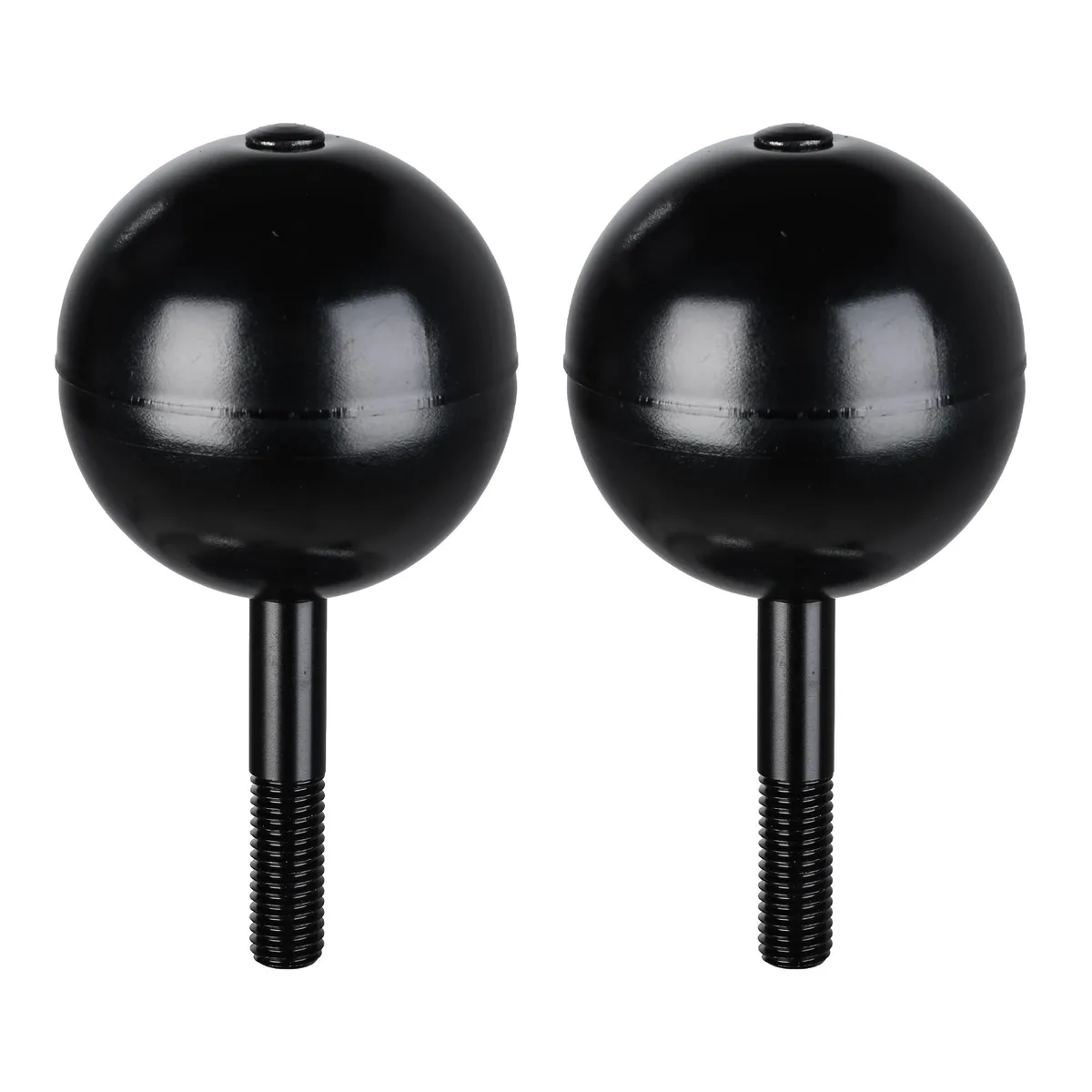 Yescom USA, Inc. Yescom USA, Inc. 22BAL001-AL-06 3" Flag Pole Ball Topper Finial 2 Pack — product photo