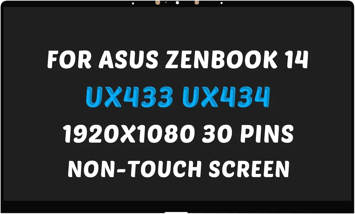 NUOLAISUN NUOLAISUN 14.0 inch FHD 1920x1080 laptop screen for Asus ZenBook 14 UX433 UX434 non-touch — product photo