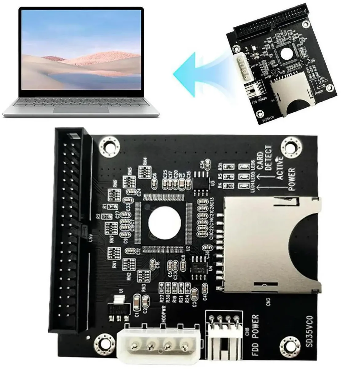 Vszerda Vszerda SD to IDE 3.5 Inch 40Pin Hard Drive Adapter — product photo