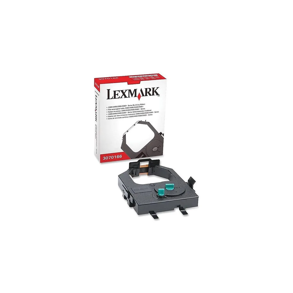 Lexmark Lexmark 3070166 Black Re-Ink Ribbon 4M Characters — product photo