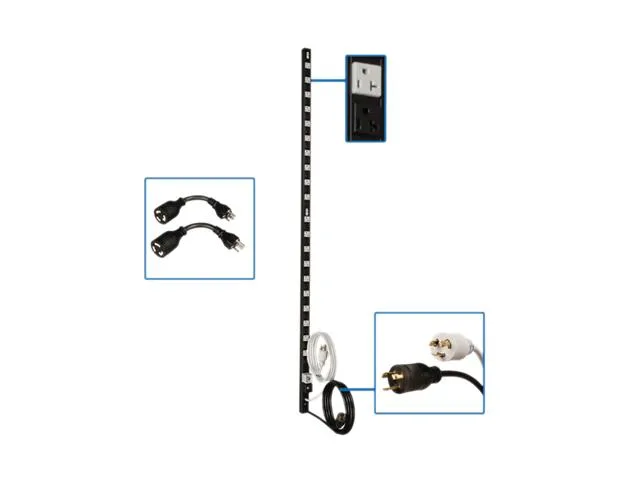 Tripp Lite Tripp Lite PDU40TDUAL Basic PDU 20A Dual-Circuit 40 Outlets 120V 0U Vertical — product photo