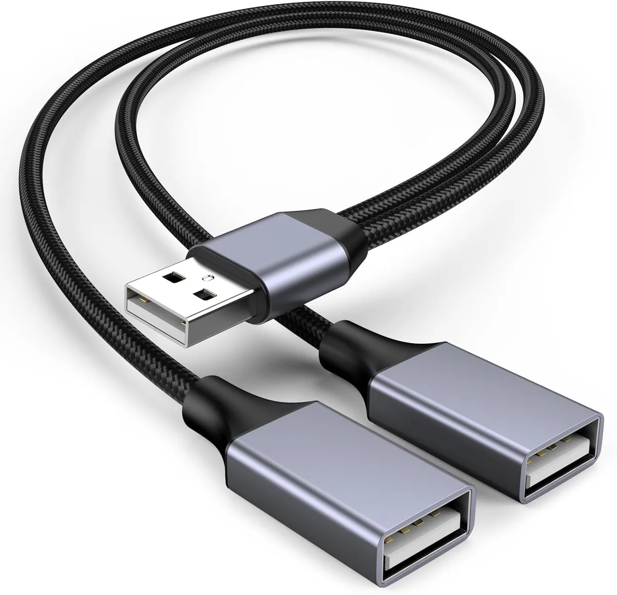 MCHOSE MCHOSE USB 2.0 Y Splitter 1 in 2 Out Cable — product photo