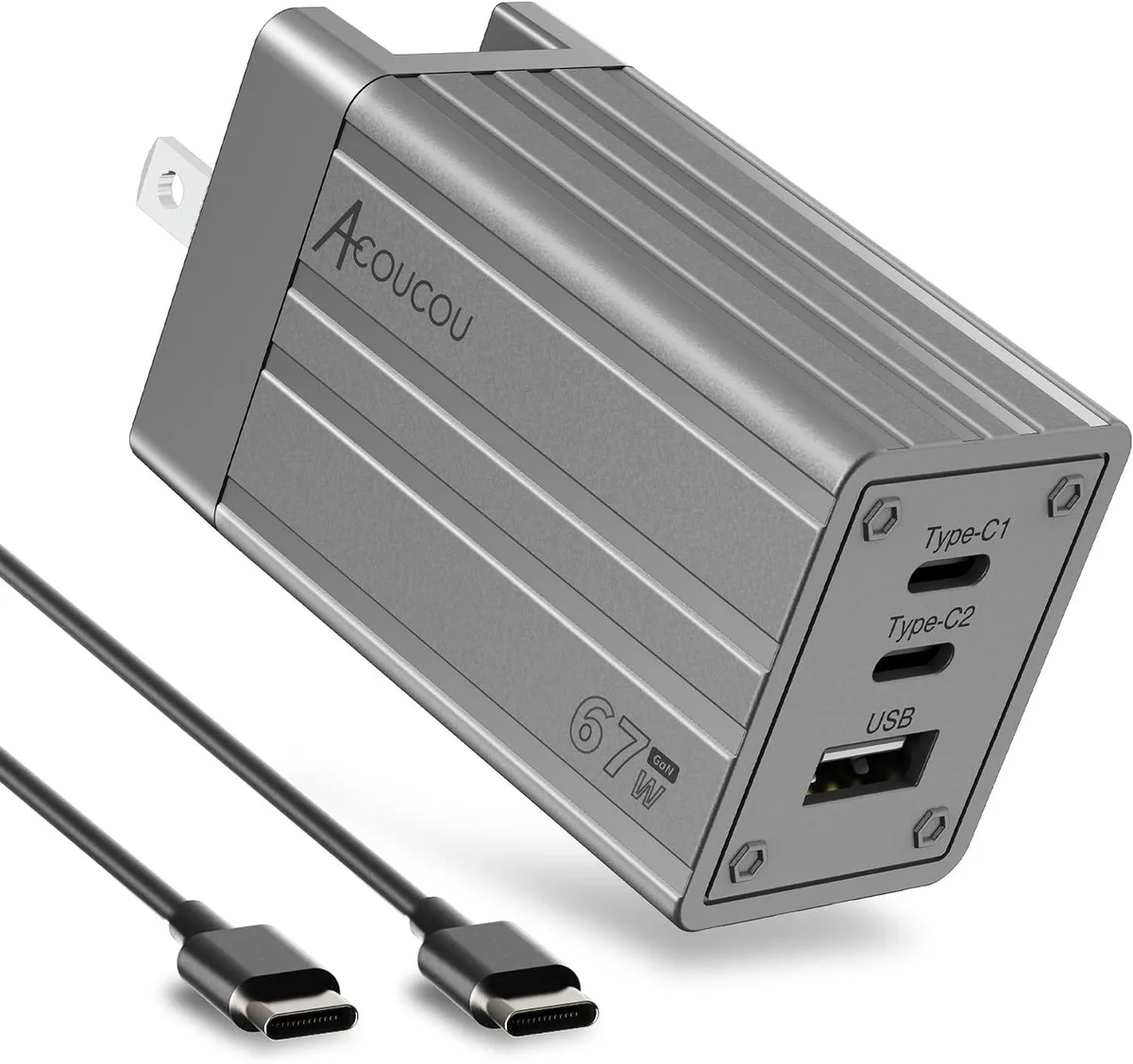 ONITOON ONITOON 67W GaN 3-Port USB-C Wall Charger — product photo