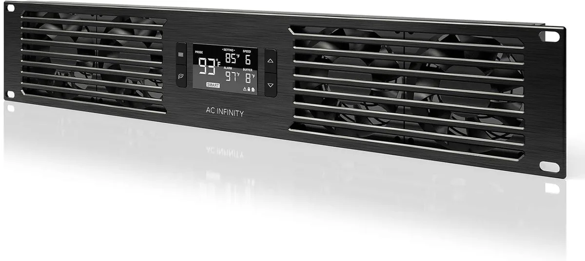 AC Infinity AC Infinity CLOUDPLATE T7-N 2U Intake Fan Panel 50-220 CFM — product photo