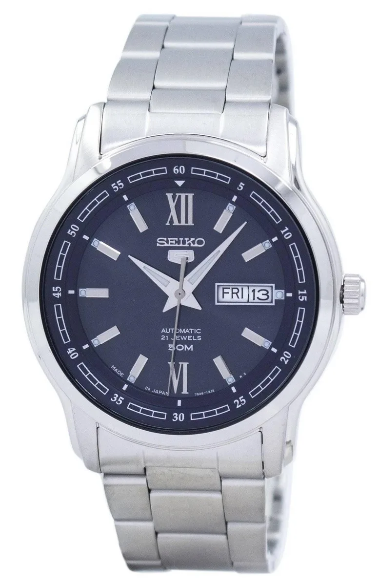 Seiko Seiko 5 Automatic SNKP17 Blue Dial 42.00 mm Watch — product photo