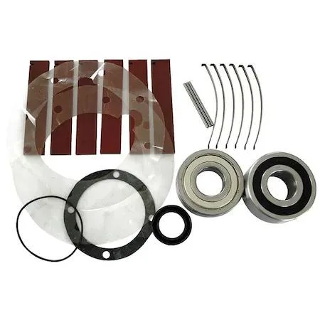 SPEEDAIRE 24EP54 shaft seal repair kit with bearings, shims, pins, springs, vanes, O-ring