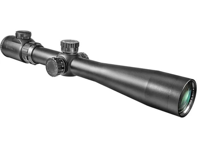 Barska AC10814 3.5-10x40 rifle scope matte black tube with sunshade and flip caps
