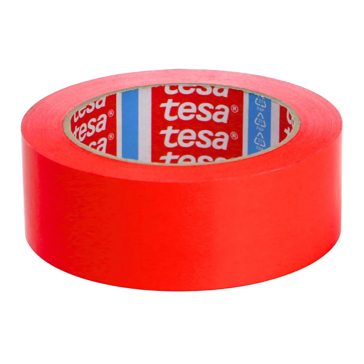 Tesa Tesa 60404 PVC Packaging Tape Red 1-1/2 in x 72 yds — product photo