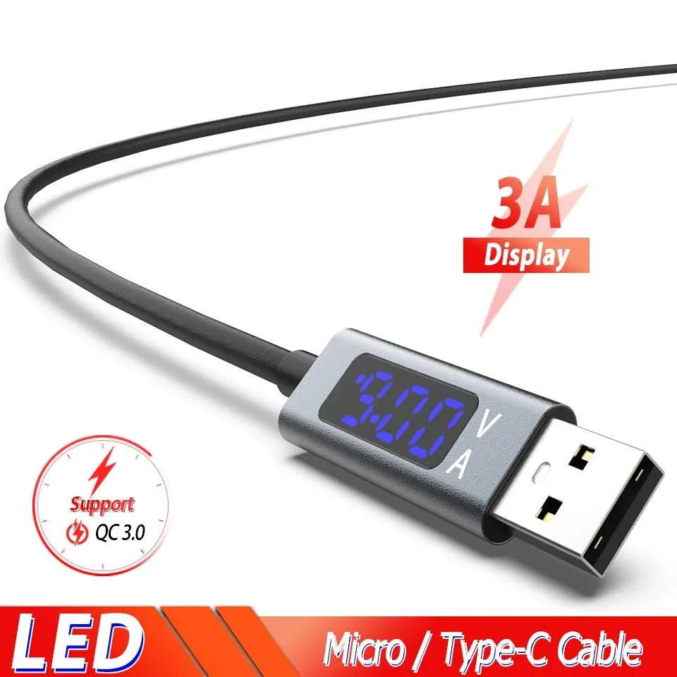 Hetai Tech Hetai Tech LED Display USB Cable 100cm 3.28ft Micro USB to USB A — product photo