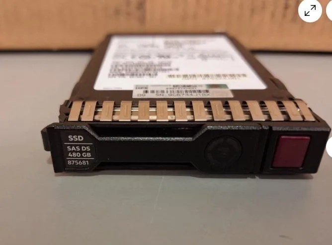 HPE HPE 480 GB 2.5" SAS 12Gb/s enterprise SSD — product photo