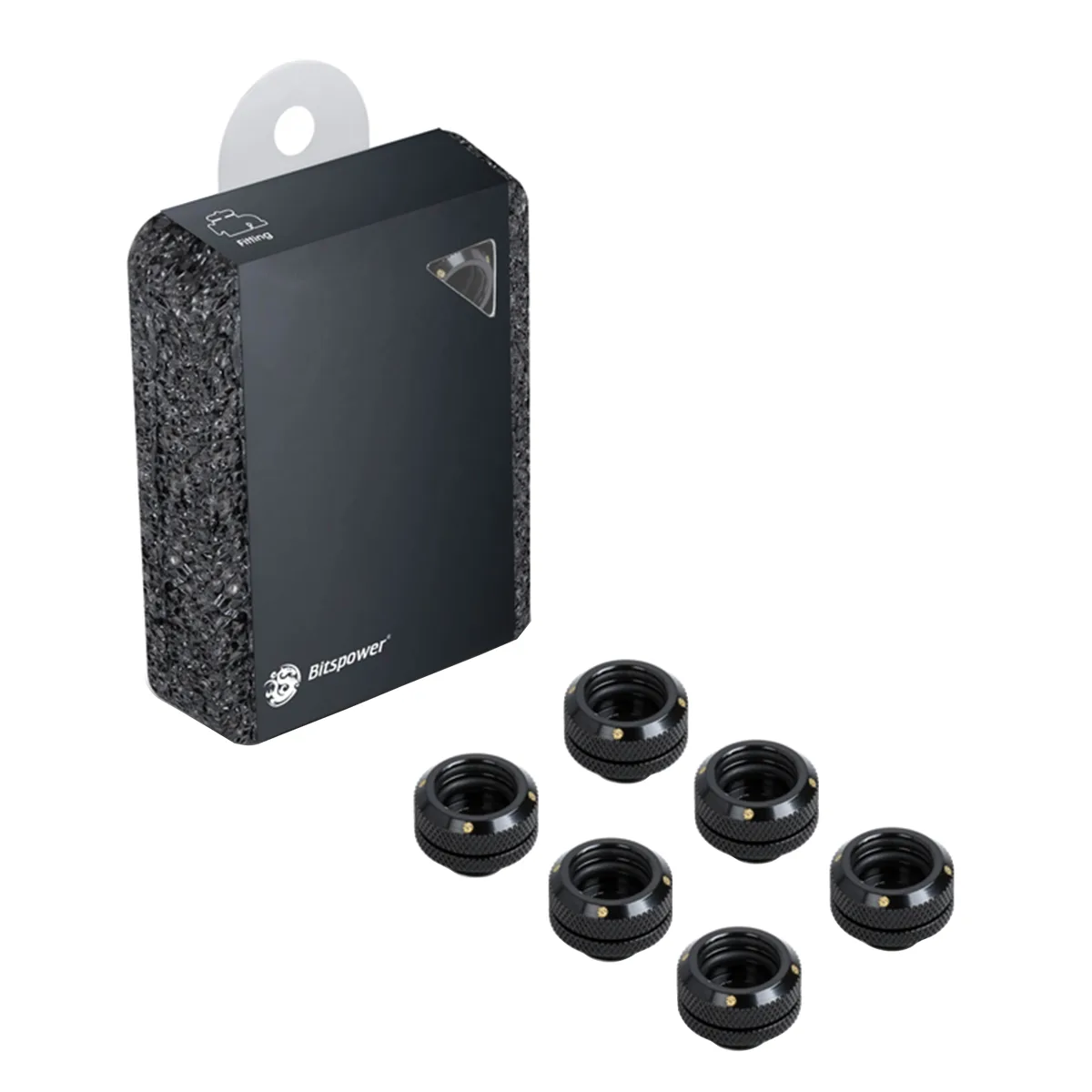 Bitspower Bitspower BP-MBEML14-6P G1/4" Multi-Link Fitting 14mm OD 6-pack — product photo