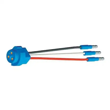 Grote 66815 three-wire pigtail with 0.18 in male bullet connectors