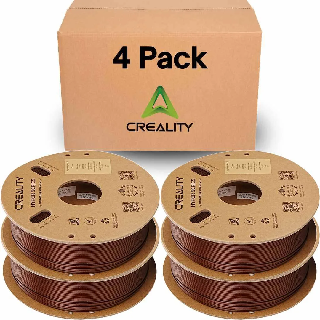 Creality Creality Carbon Fiber Filament 4 Pack 1.75mm Ochre 3301060019-4PK — product photo