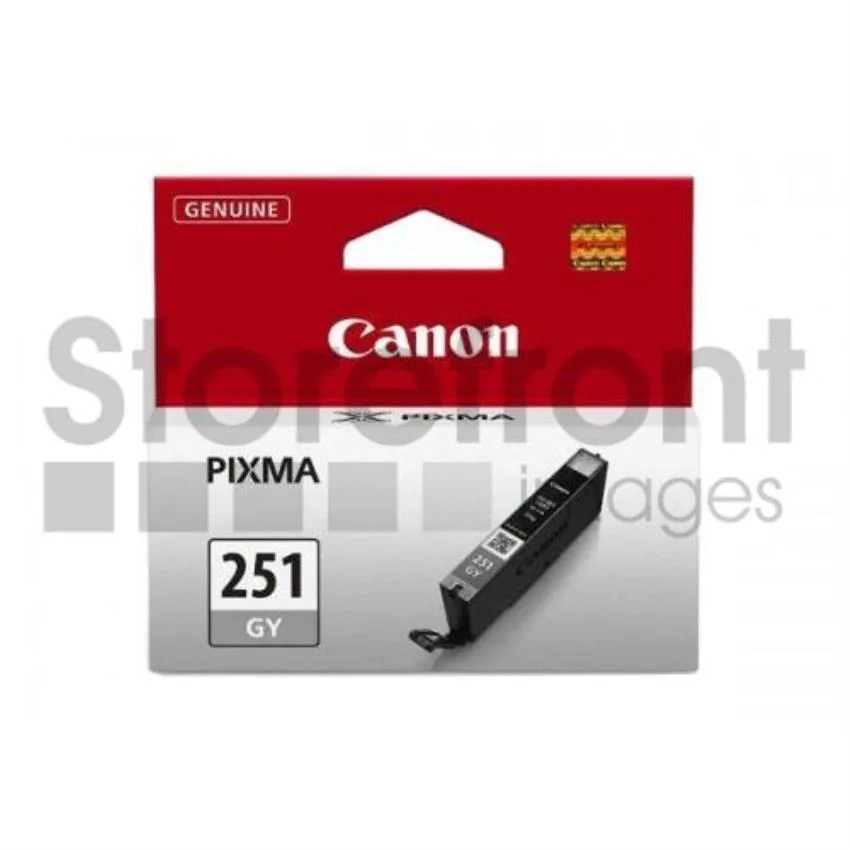Grey Canon CLI-251 ink cartridge for PIXMA MG5450