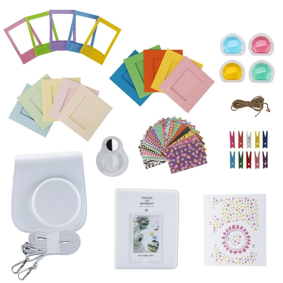 Slinger Slinger FujiFilm Instax Mini 11 Accessory Kit Ice White camera cable — product photo