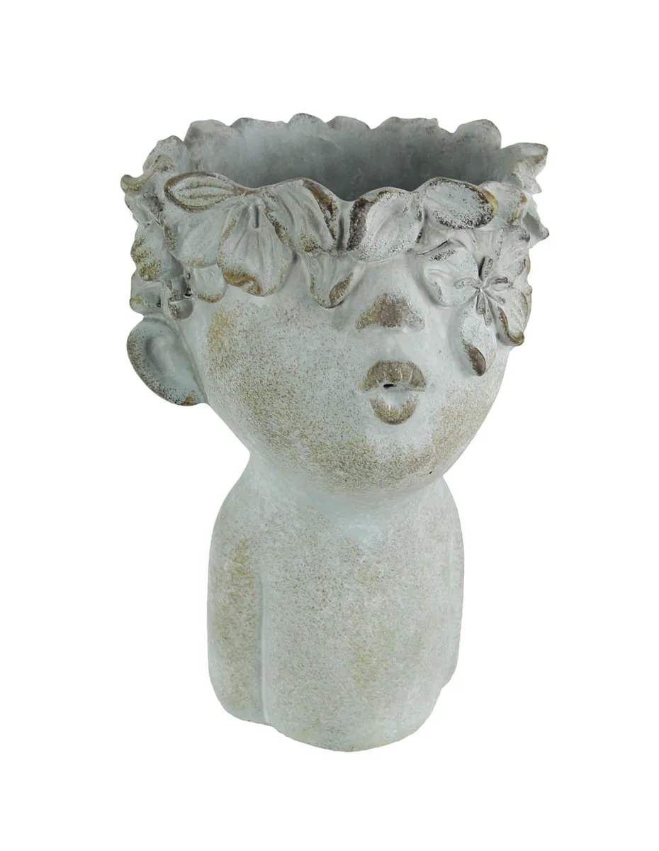 Mayrich Company Mayrich Company Face Planter 10 Inch Cement Grey — product photo