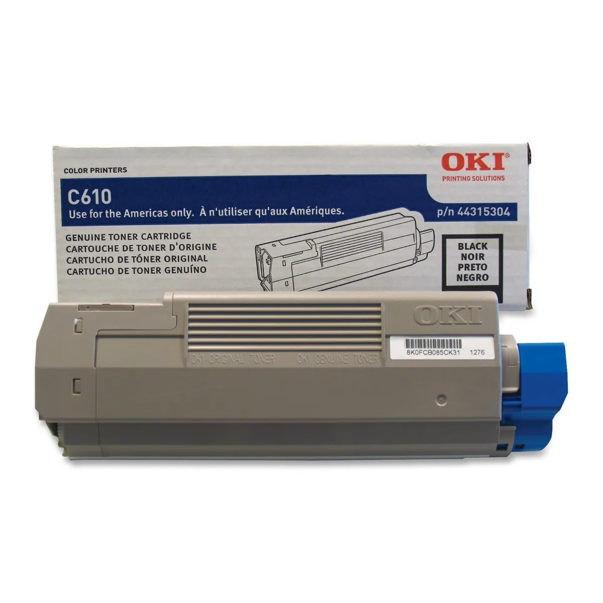 Oki Data Oki Data 44315304 Black Toner Cartridge 8000 Pages — product photo