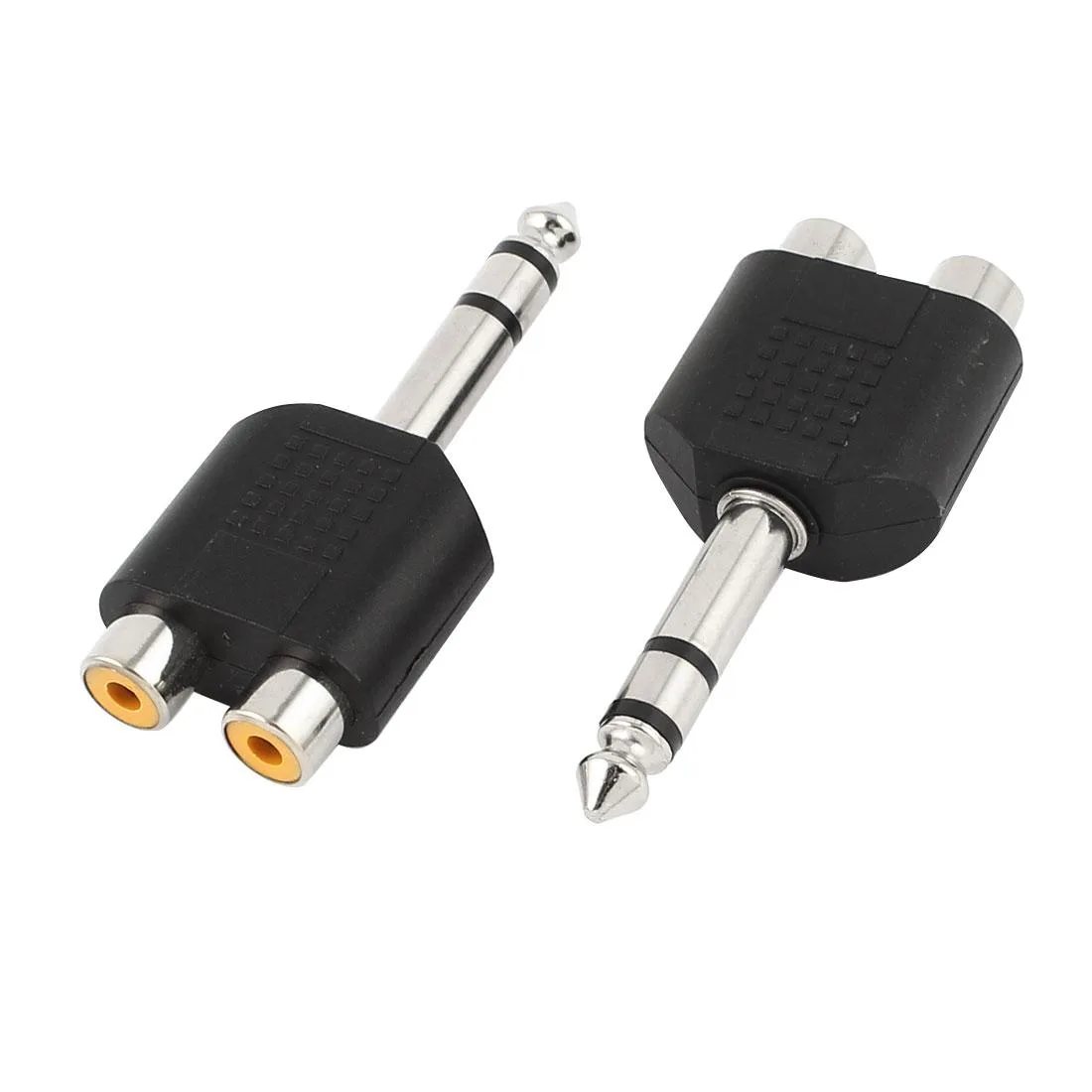 Unique-Bargains Unique-Bargains 6.5mm 1/4" Male to Double RCA Female Adapter 2Pcs — product photo