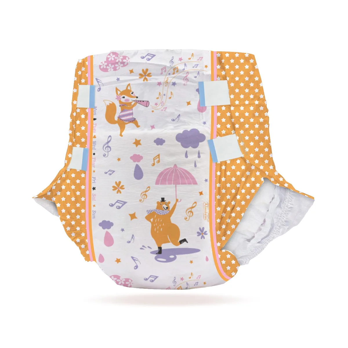 Aimisin Aimisin Adult Diaper XX-Large 7pcs Colorful Print 101 Ounce — product photo