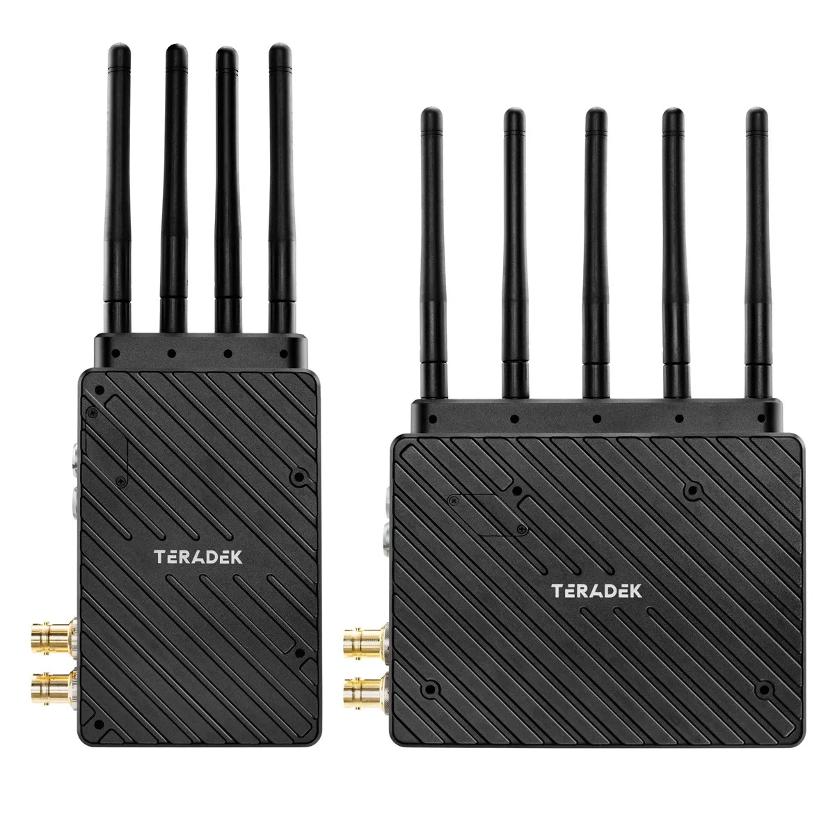Teradek Bolt 6 XT 750 transmitter and receiver kit in black casing