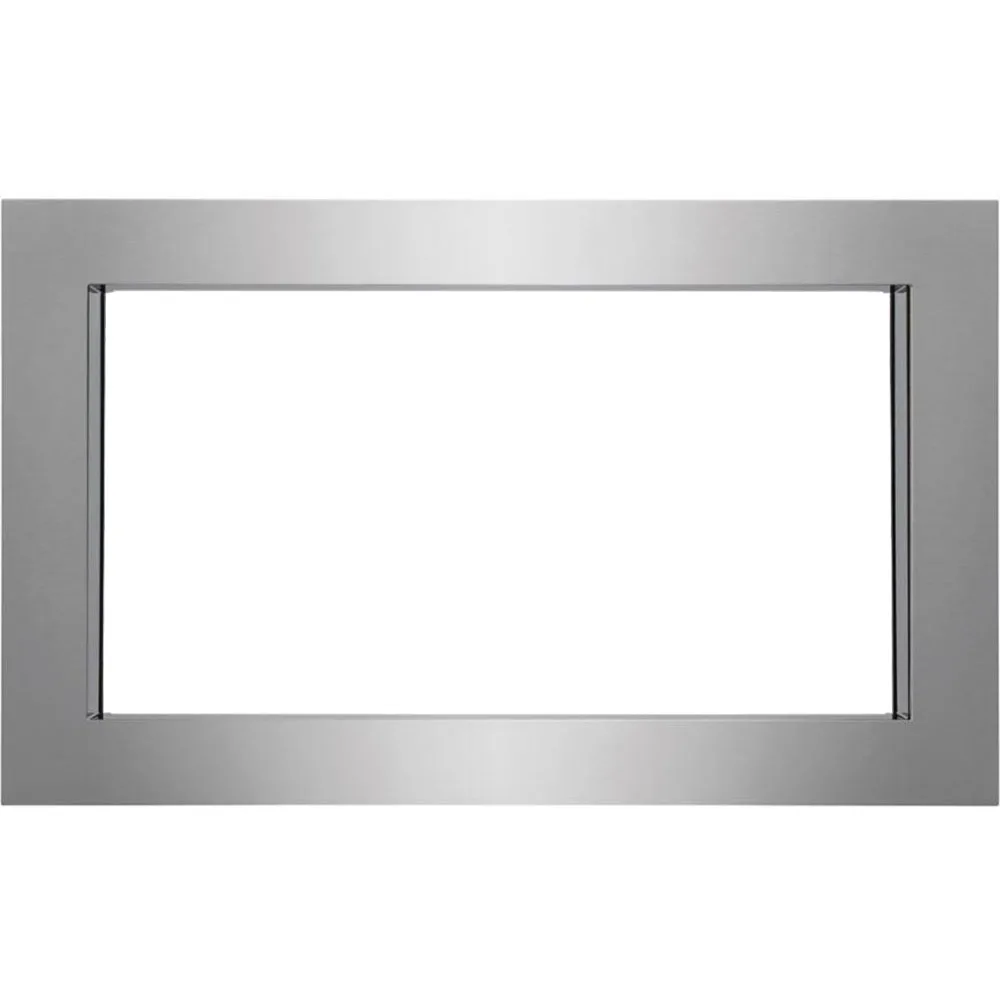 Stainless steel 30 inch microwave trim kit with smudge proof finish