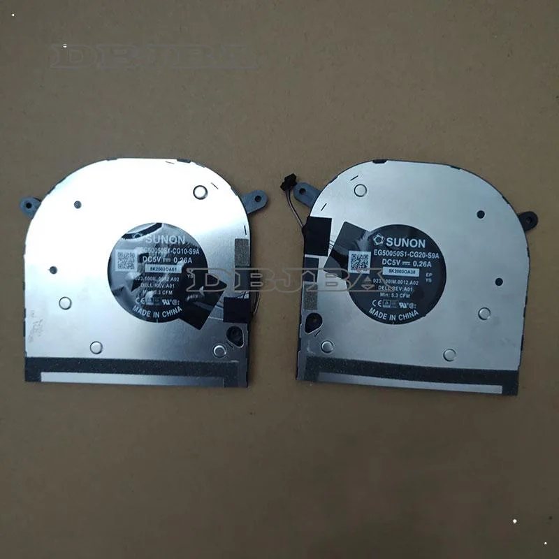 DBTLAP DBTLAP CPU GPU Cooling Fan 2 Fans Dell XPS17 9700 — product photo