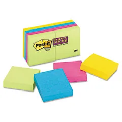 Eight pads of multicoloured square sticky notes 90 sheets each 6228SSAU