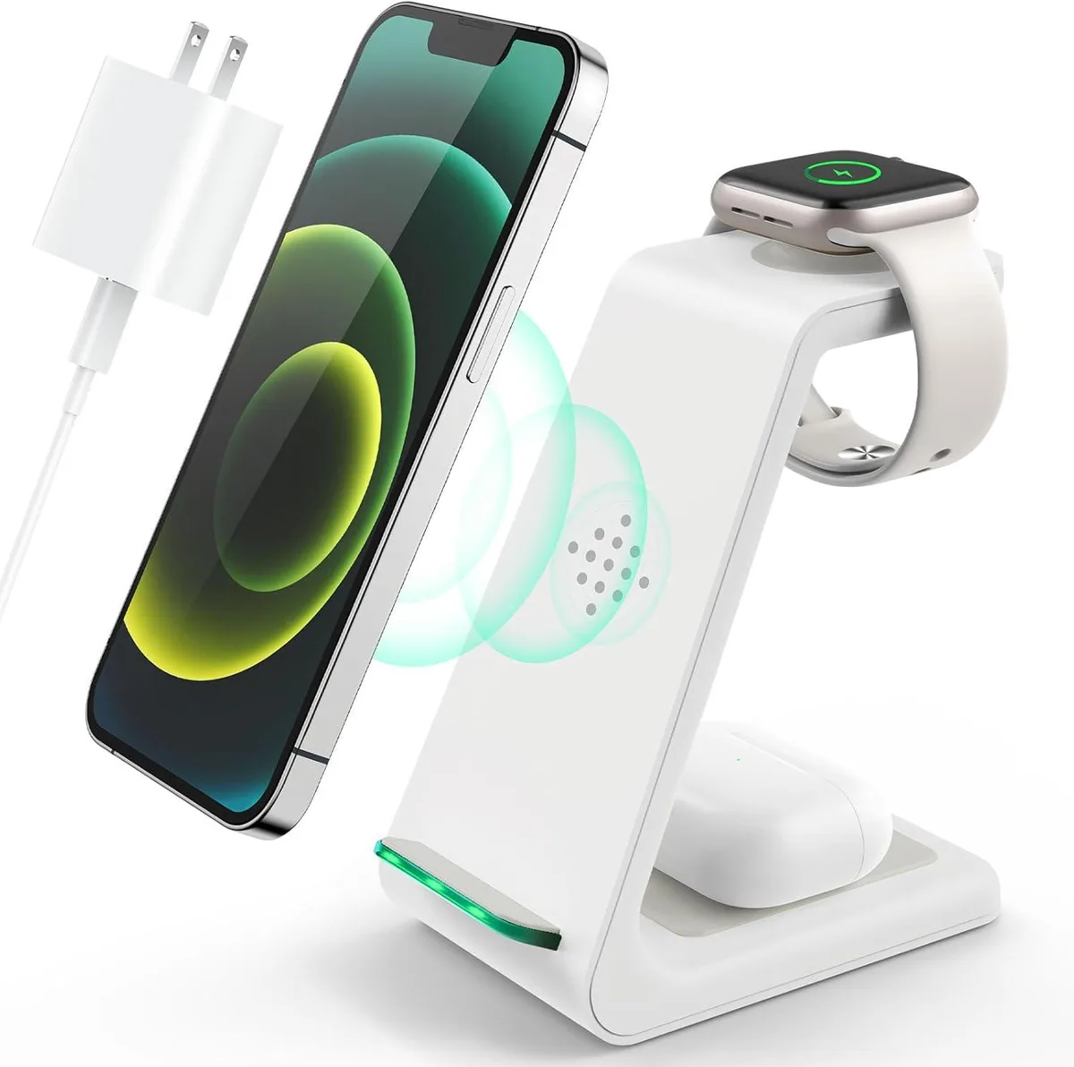 Luisport Luisport 3 in 1 Wireless Charging Station 2026 Upgraded Fast Desk Charger — product photo