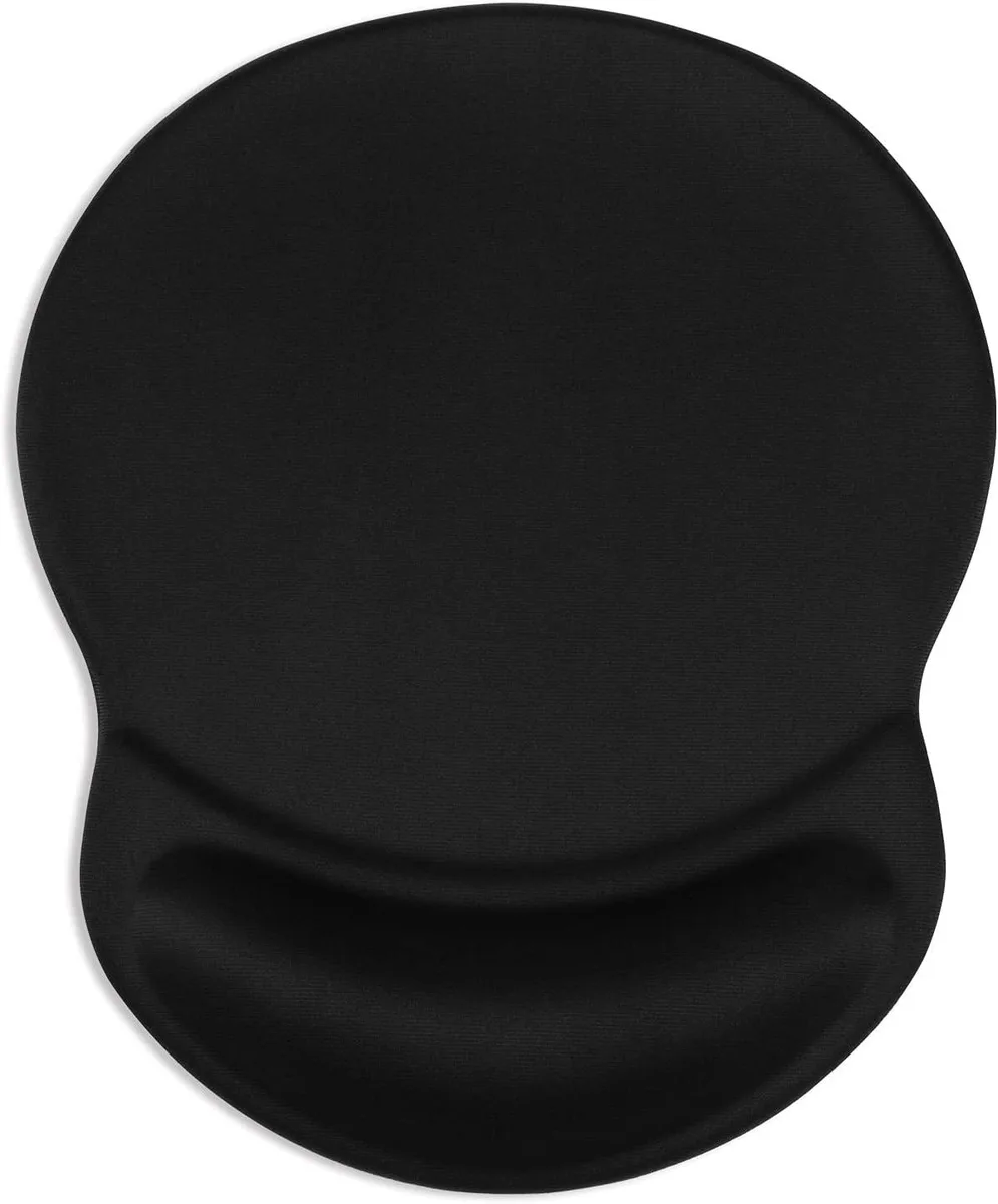 BAOFENG BAOFENG Ergonomic Mouse Pad Gel Wrist Rest 8.7 x 7.2 inches Black — product photo