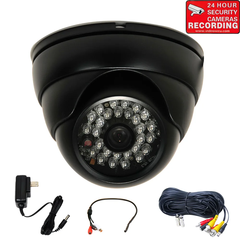 VideoSecu VideoSecu VD6HBLMCK CCTV Camera 600TVL 3.6mm 28 IR LEDs — product photo