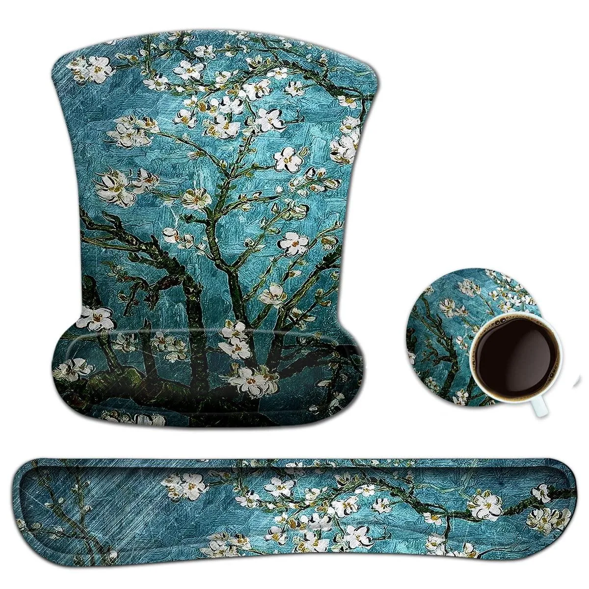 Keychron LL-mouse pad Van Gogh Painting 17 x 7.5 in 2mm — product photo