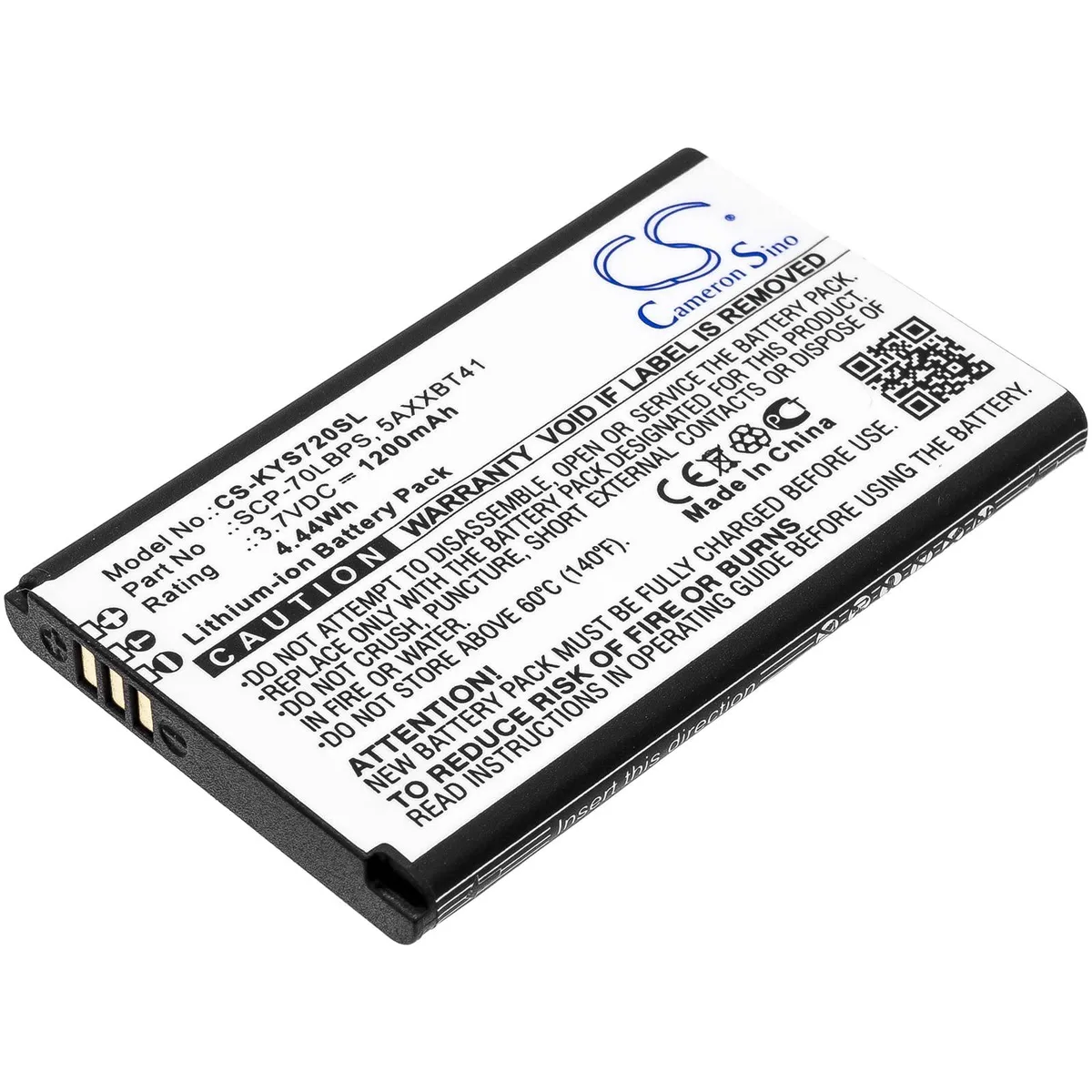  Cameron Sino 1200mAh Battery for Cadence LTE S2720 S2720PP — product photo