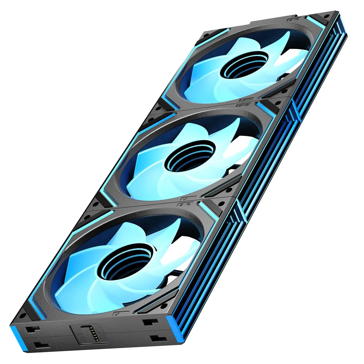 Jungle Leopard Jungle Leopard Interstellar V2 120mm Reverse Blade Case Fan Black 3-Pack — product photo