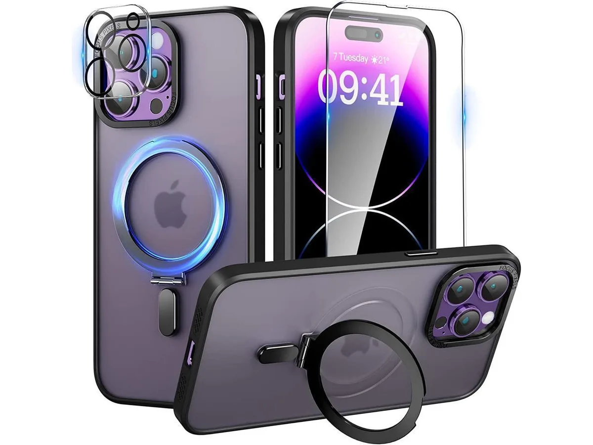 BONAEVER BONAEVER iPhone 14 Pro Case Magnetic Stand Black 6.1 — product photo