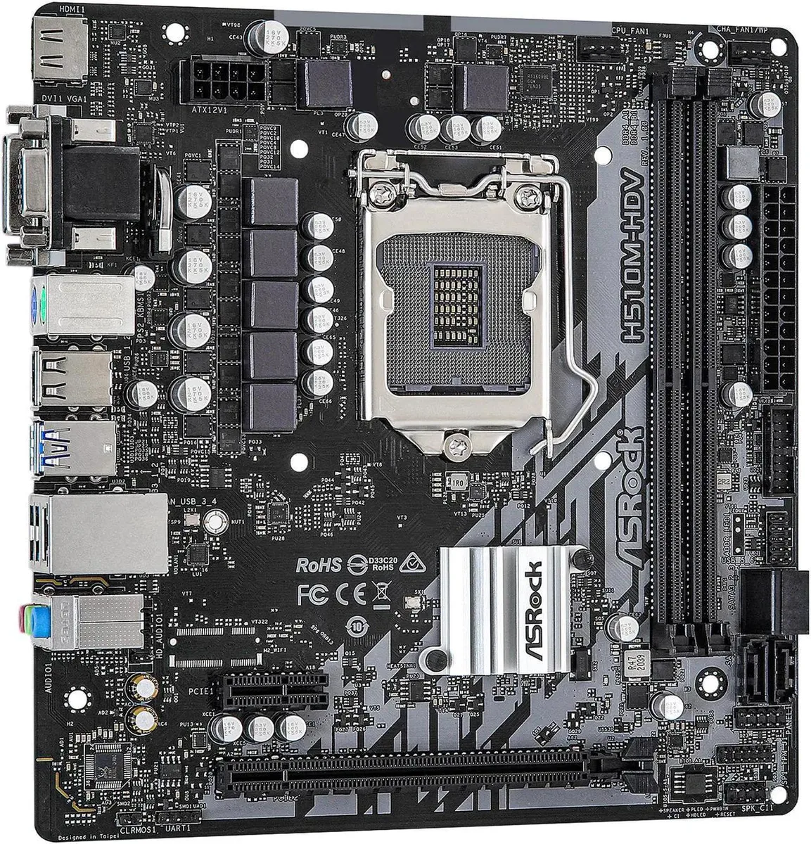 ASRock ASRock H510M-HDV LGA 1200 Intel motherboard — product photo