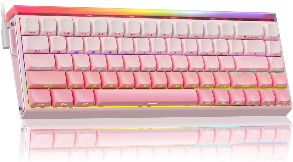 usbroway usbroway Hero 68 HE 60% Wired Gaming Keyboard — product photo