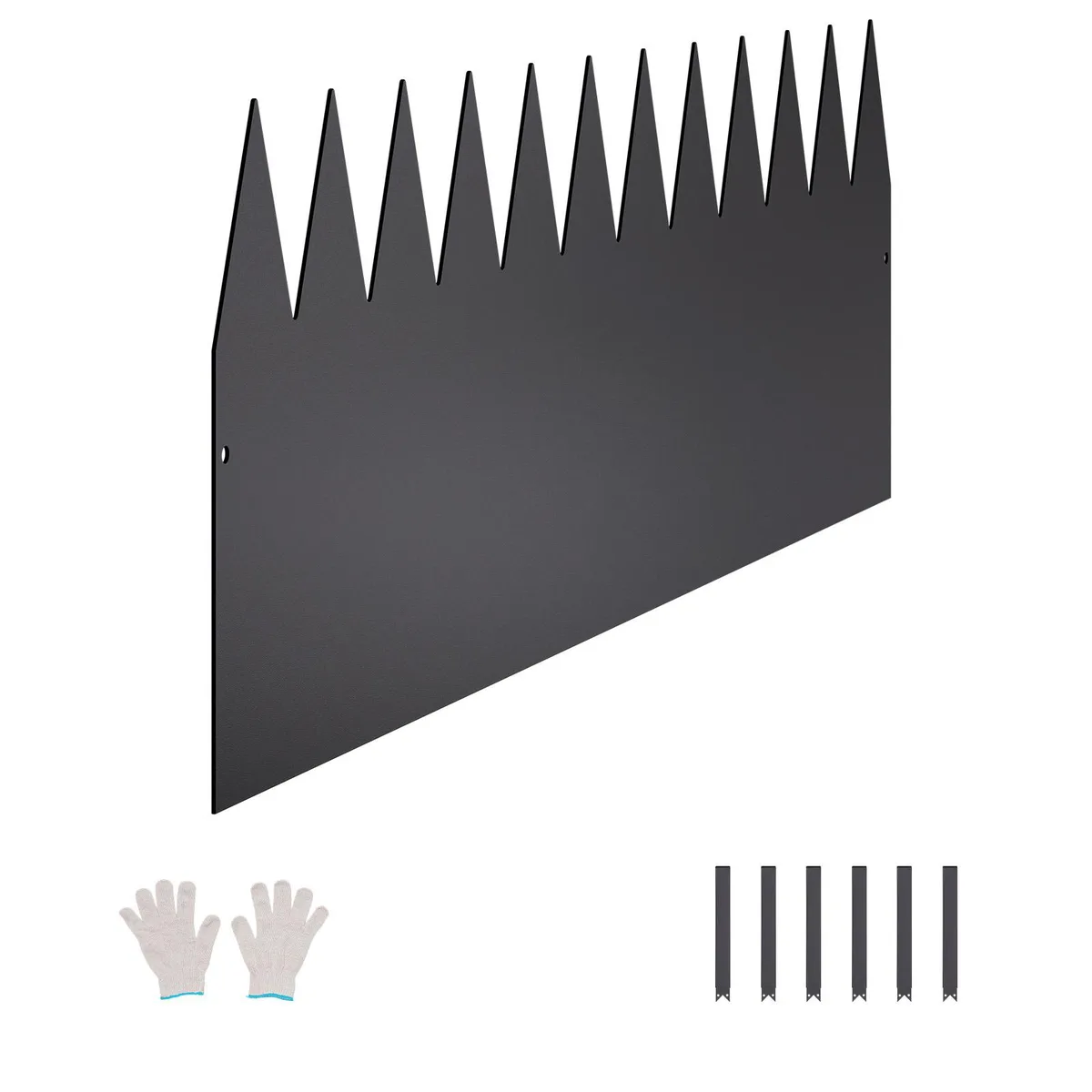 VEVOR VEVOR Steel Landscape Edging 4 Pack 40 x 12 in Black — product photo