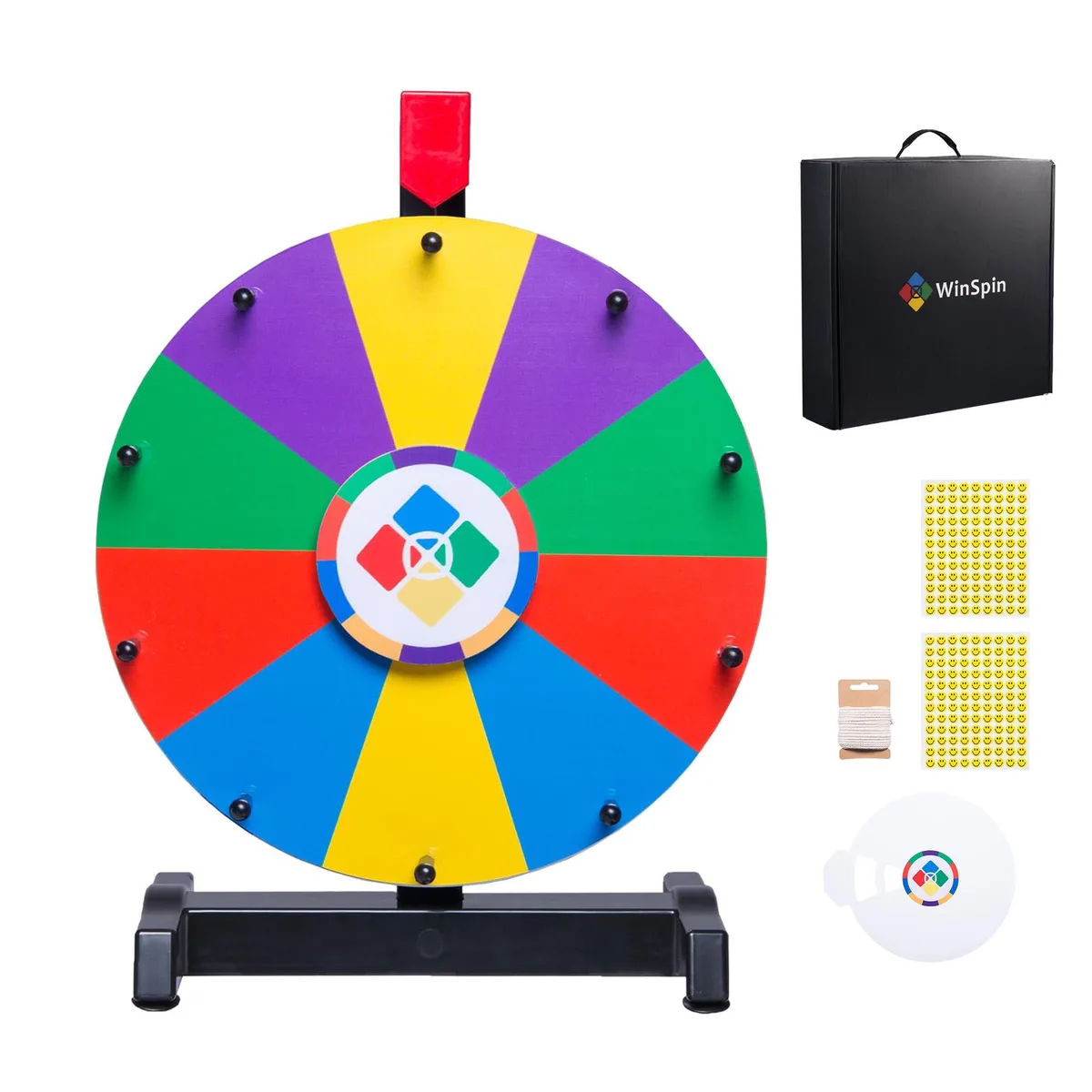 Yescom USA, Inc. Yescom USA, Inc. WinSpin 12" 10-Slot Math Spinning Wheel — product photo