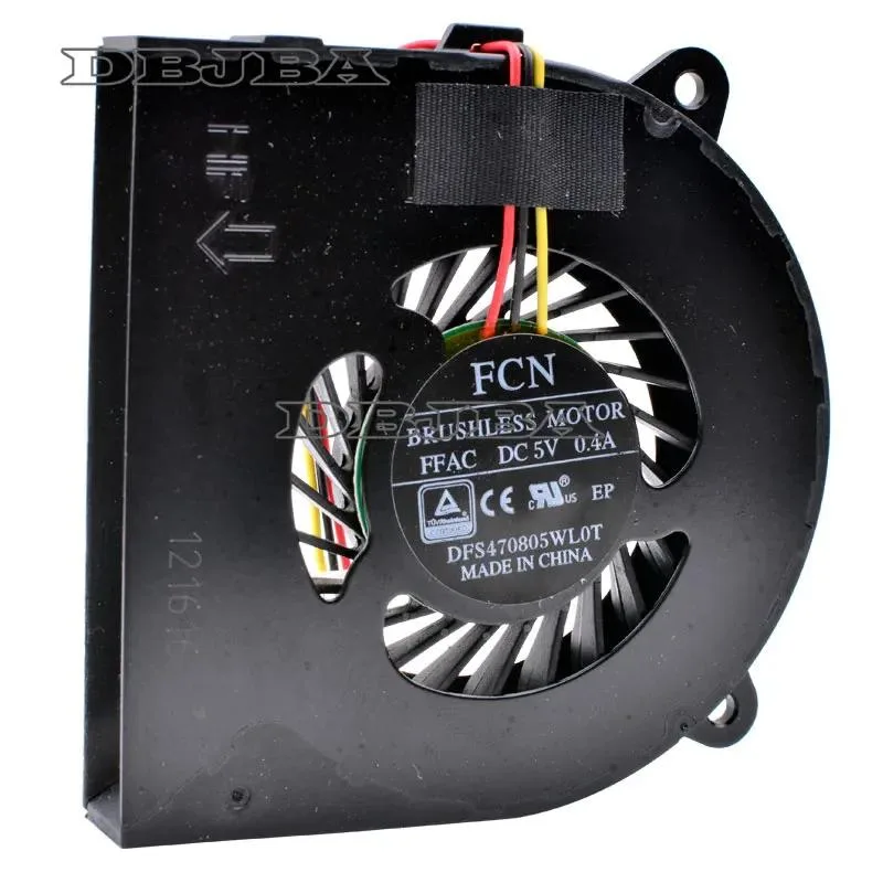DBTLAP DBTLAP Fan for DFS470805WL0T 60x60x8mm DC5V 0.40A Sve1711x1eb SVE17 — product photo
