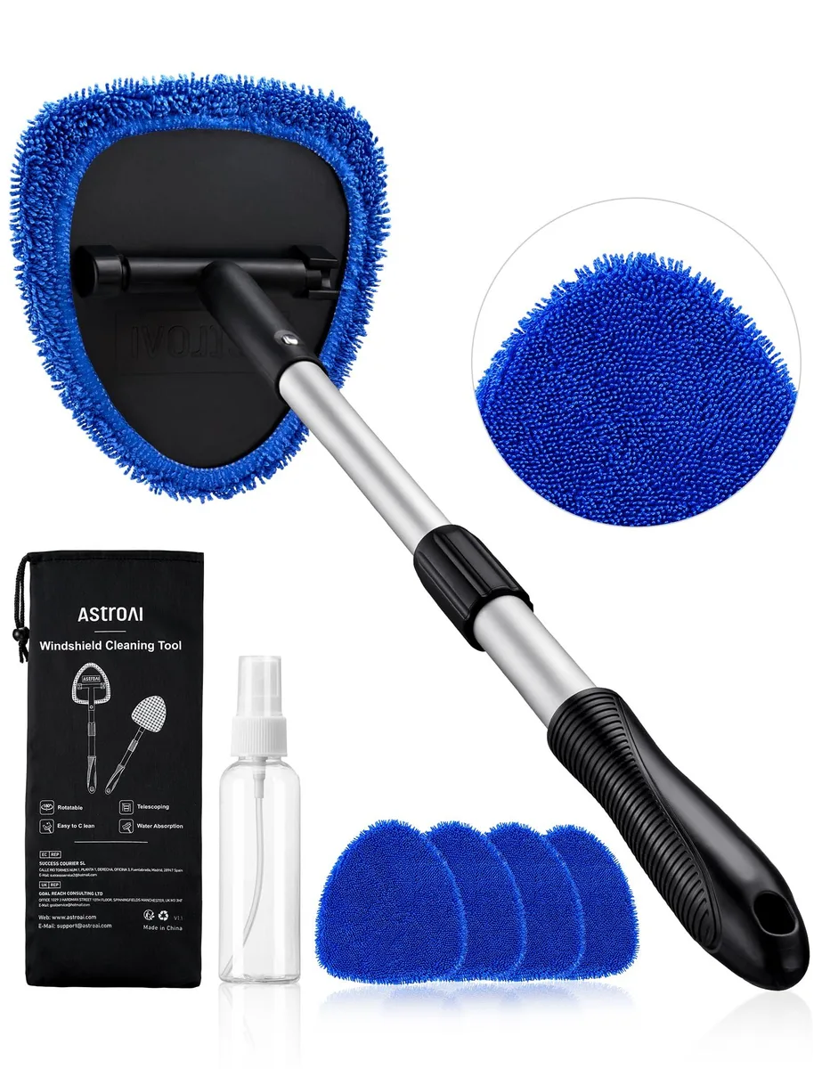 AstroAI 21" Extendable Windshield Wiper Tool Kit, Blue — product photo