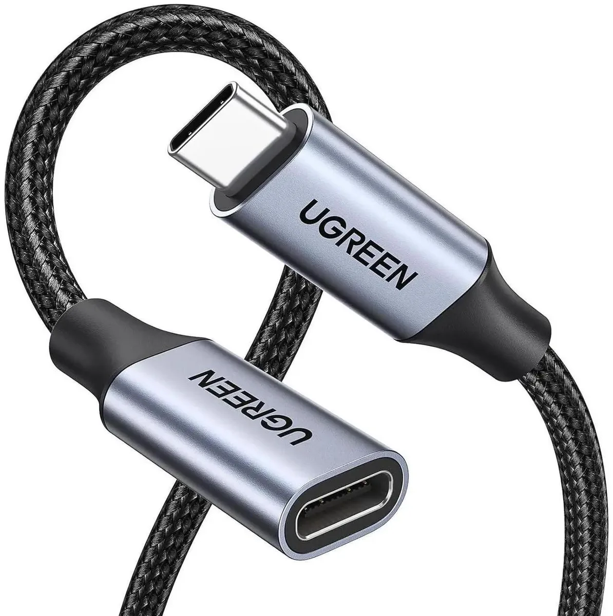 SMUGDESK SMUGDESK USB C 3.2 1m Grey Extension Cable 10Gbps 100W 4K@60Hz — product photo