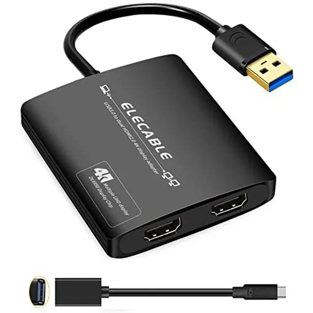 PITAKA PITAKA USB 3.0 Dual HDMI Adapter DL6950 4K 60Hz accessory — product photo