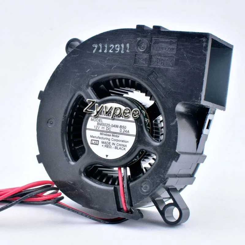 Zyvpee Zyvpee BM5020-04W-B50 50x20mm 12V .24A 2-wire case fan — product photo