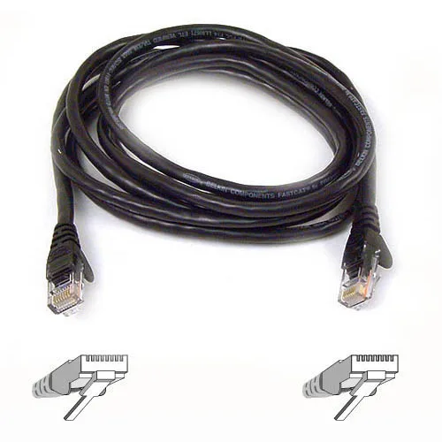 Belkin Belkin A3L980-10-BLK-S Cat 6 network ethernet cable 10 ft black — product photo