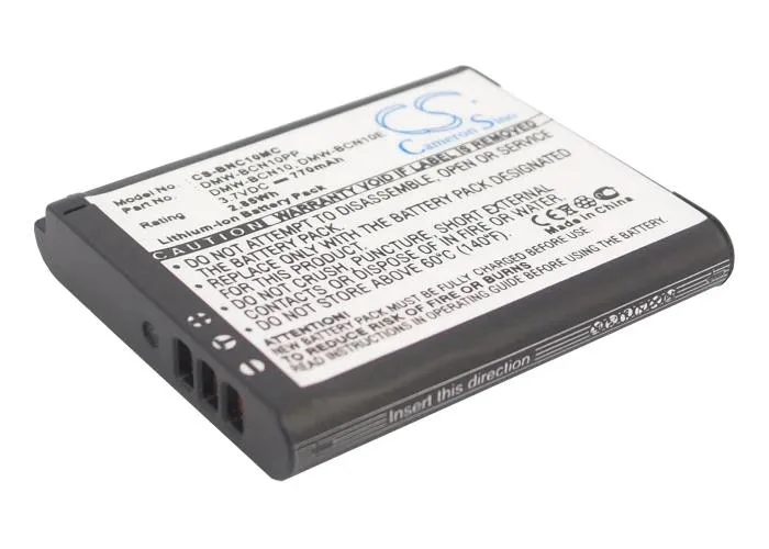 Rectangular replacement battery pack for C and V-LUX50 devices