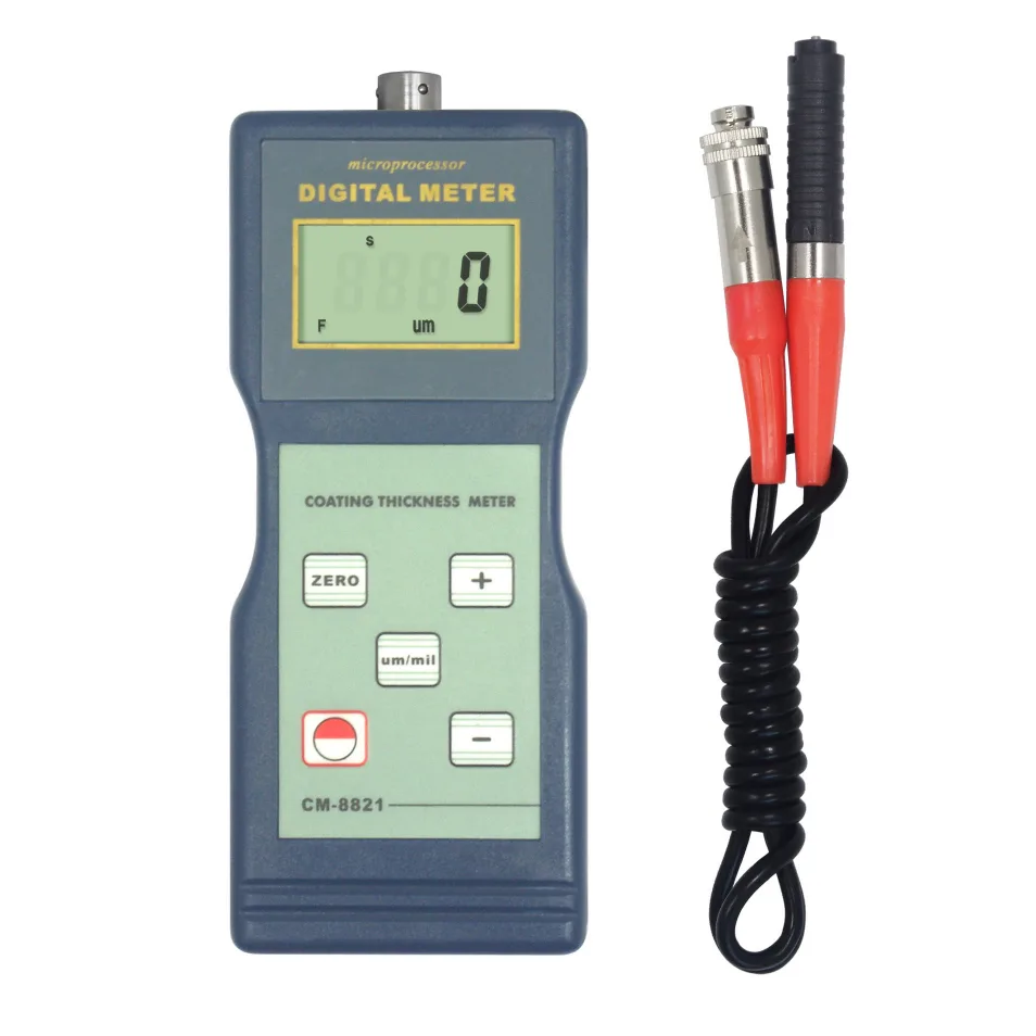 LANDTEK LANDTEK CM-8821 Digital Paint Coating Thickness Gauge F Probes 0~1000µm electrician tool — product photo